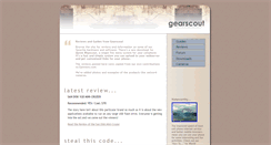 Desktop Screenshot of gearscout.com